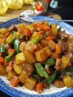Make Barbecue potatoes step 5