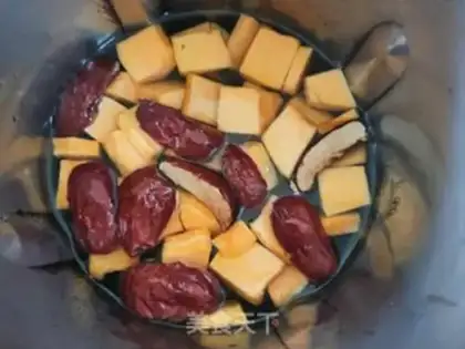 Make Corn pumpkin juice step 1