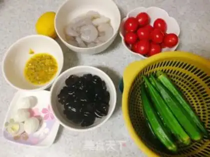 Make Shrimp balls of fruit and acupuncture step 0