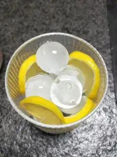 Make Lemon soda step 1