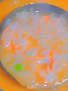 Make Seafood congee step 8