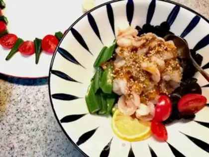 Make Shrimp balls of fruit and acupuncture step 6