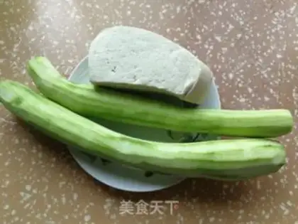 Make Shrimp silk tofu step 1