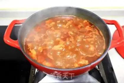 Make Tomato soup beef pan step 8