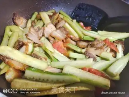 Make Fried cucumber step 3