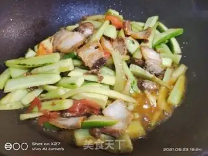 Make Fried cucumber step 4