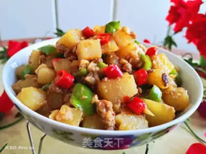 Make Spicy meat and potatoes step 8