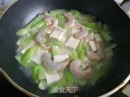 Make Shrimp silk tofu step 6
