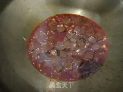 Make Spicy duck blood step 7