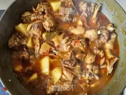 Make Onion potato stew turkey step 17