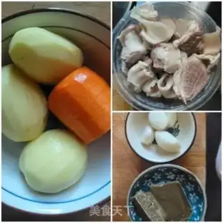 Make Curry potatoes for the heart step 0