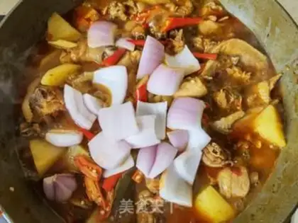 Make Onion potato stew turkey step 18