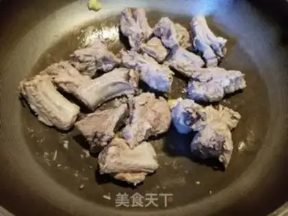 Make Bean horn dry-burned ribs step 7