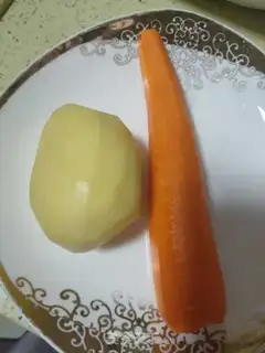 Make A carrot potato step 0