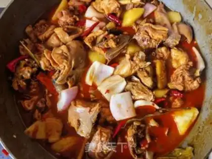 Make Onion potato stew turkey step 19
