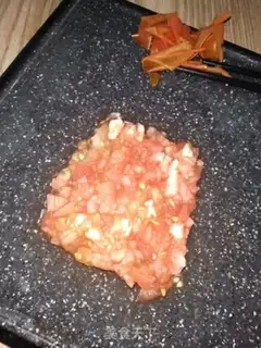 Make Tomato fried egg rice step 2