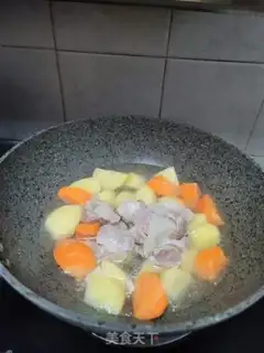 Make Curry potatoes for the heart step 5