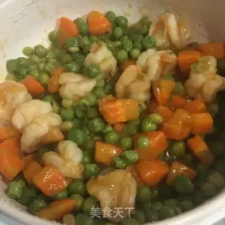 Make Shrimp and sweet peas step 5