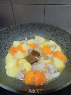 Make Curry potatoes for the heart step 7