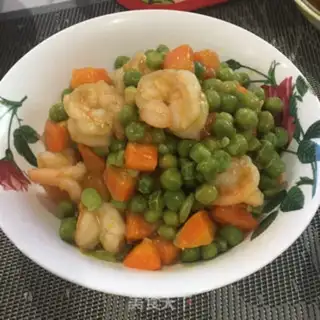 Make Shrimp and sweet peas step 7