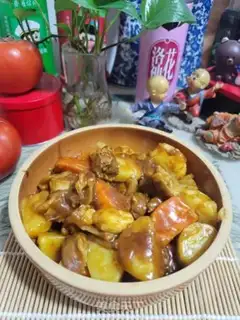 Make Curry potatoes for the heart step 10