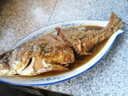 Make Fried yellowfish step 12