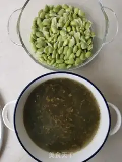 Make Soybeans and swirl step 0