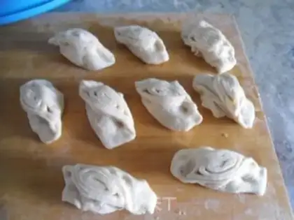 Make Olive oil rolls step 9