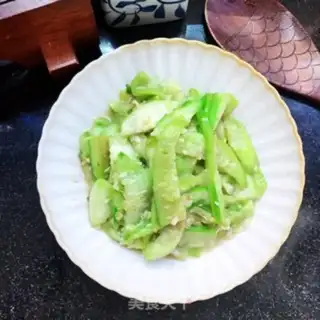 Make walnut oil and silk melon step 6