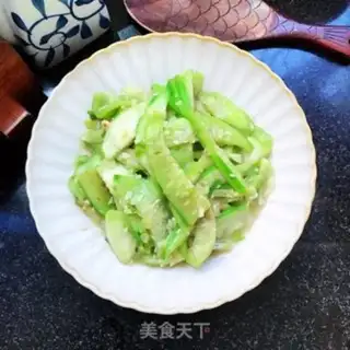 Make walnut oil and silk melon step 8