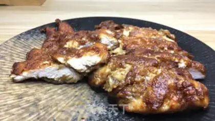 Make Garlic chicken chops step 9