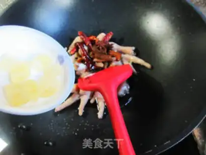 Make Potato chicken claws step 7
