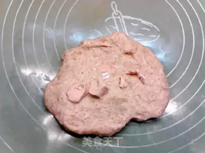 Make Black whole wheat salami roll step 4