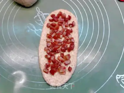 Make Black whole wheat salami roll step 10
