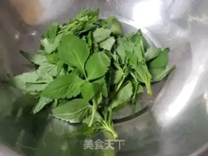 Make Cream needle corn shaving tea step 1