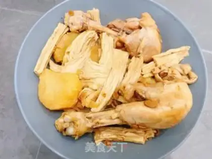 Make Chicken legs and mashed potatoes step 4