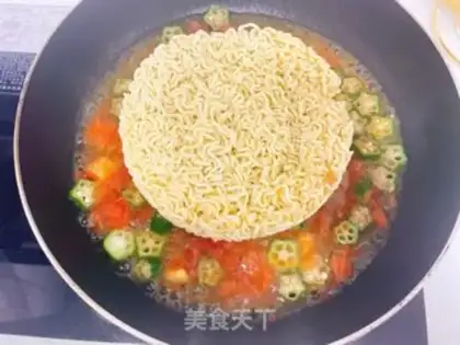 Make Tomato juice noodles step 5