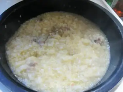Make Bones and rice congee step 8