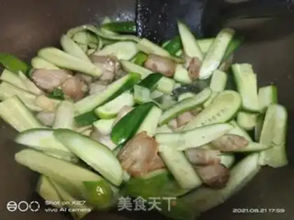 Make Fried cucumber step 1