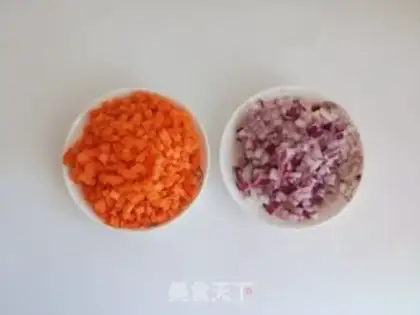 Make Carrot onions step 1