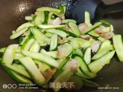 Make Fried cucumber step 3