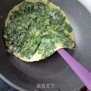 Make Red potato shrimp omelet step 15
