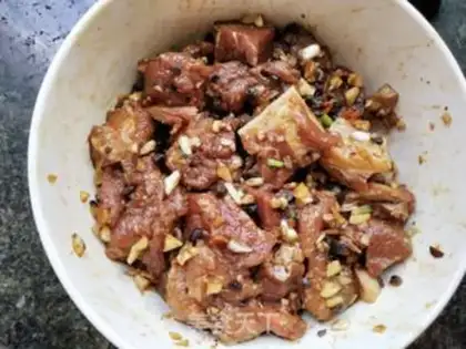 Make Bean evaporated ribs step 6
