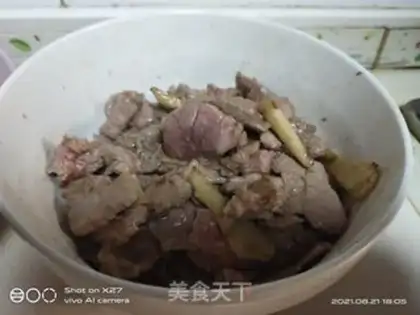 Make Pepper beef step 2