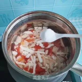 Make Tofu noodles and vegetable soup step 7