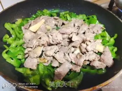 Make Pepper beef step 4