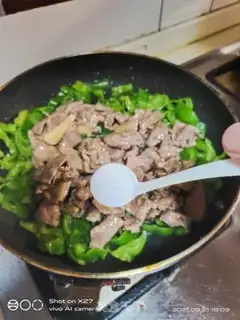 Make Pepper beef step 5
