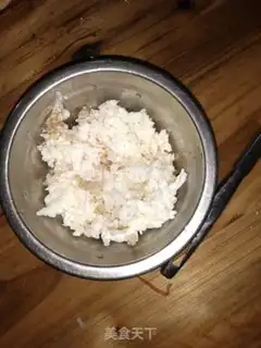 Make Gold ham and egg fried rice step 3