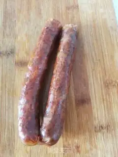 Make Pry pepper fried sausage step 2