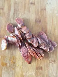 Make Pry pepper fried sausage step 3